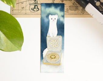 His Dark Materials Lesezeichen: Schwenk & Alethiometer Aquarell (Digitaler Download)