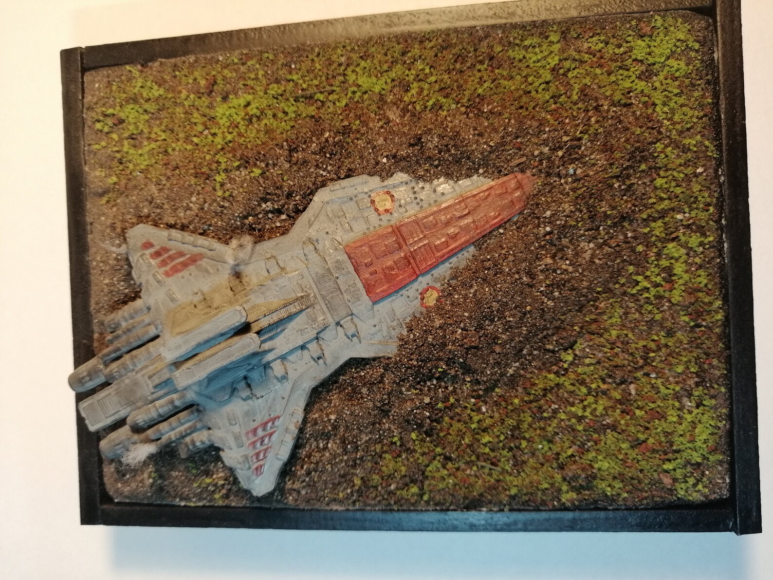 Star Wars Crashed Venator Star Destroyer Diorama Etsy Canada