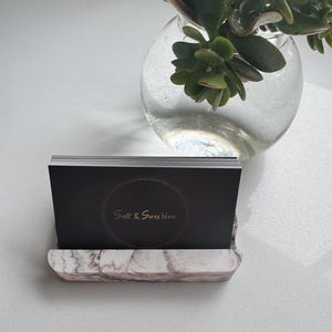 Business Card Holder | Phone Holder | Handmade | Home Decor | Gift | Homewares | Minimalist Desk Accessory | Modern Phone | Rectangular