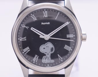 HMT Snoopy Dog Hand Winding Watch | 17 Jewels, Transparent Back
