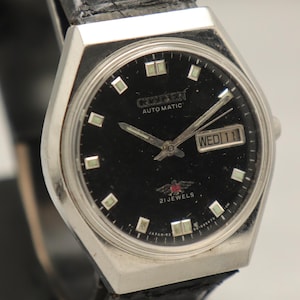 1980&#39;s Vintage Citizen Automatic Japan Made Men&#39;s Watch. | Vintage Citizen Automatic 8200 Men&#39;s Watch. | Free Shipping | Value for Money.