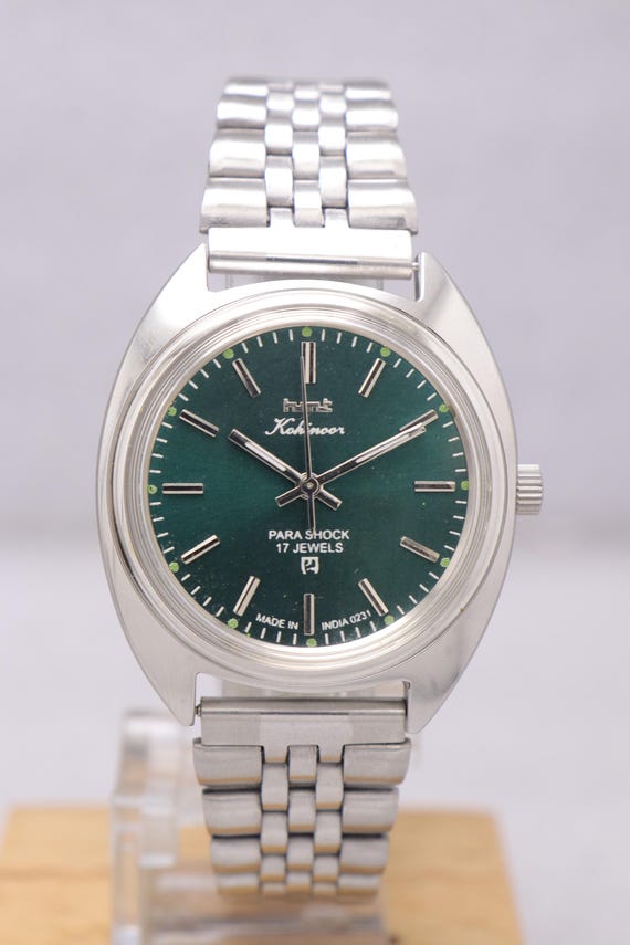 Vintage HMT Kohinoor Para Shock 17 Jewels Hand Winding Men display picture 2