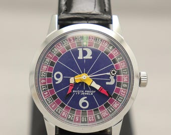 Vintage Roulette Dial Men's Watch | Swiss Manual Wind