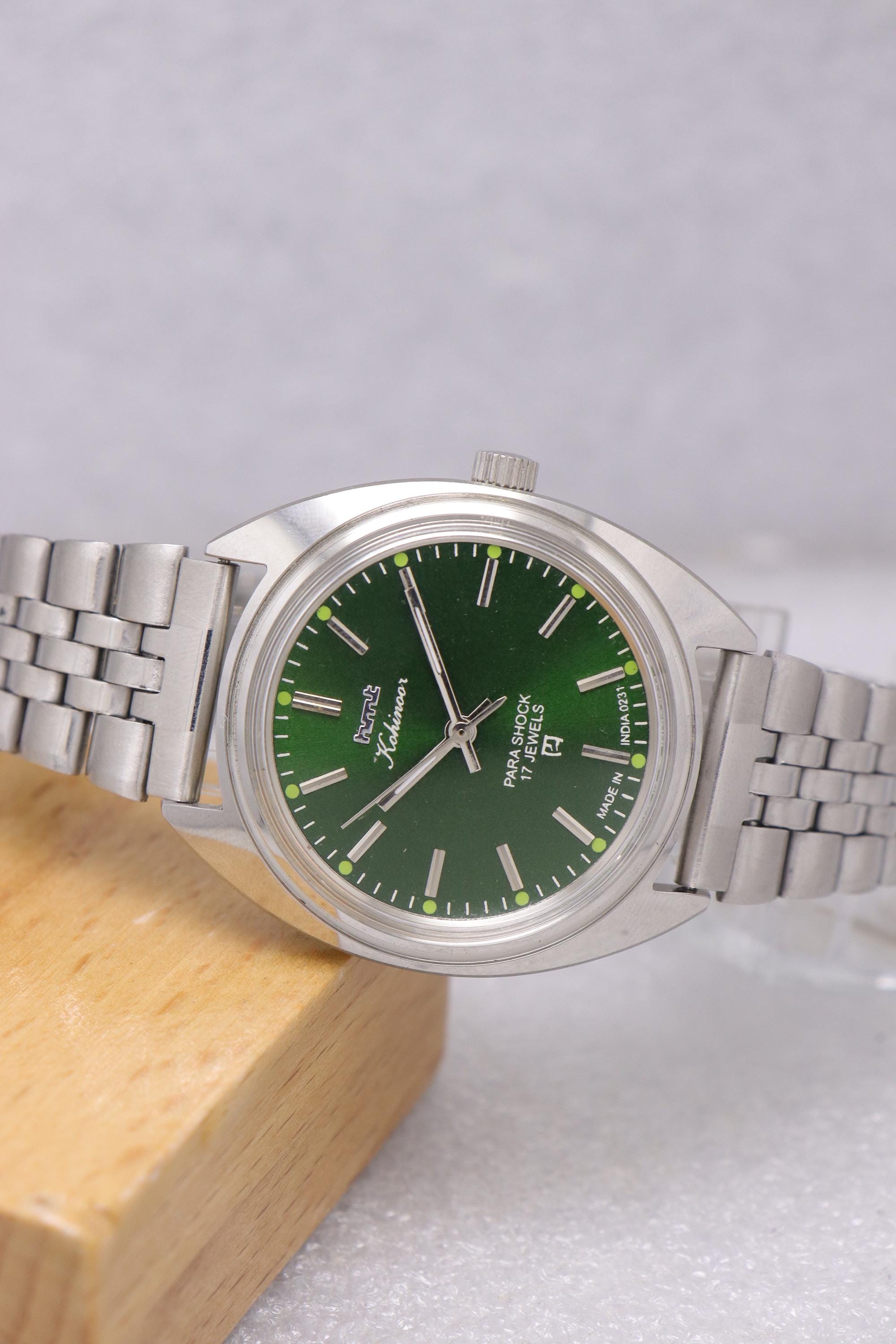 Vintage HMT Kohinoor Para Shock 17 Jewels Hand Winding Men's Watch