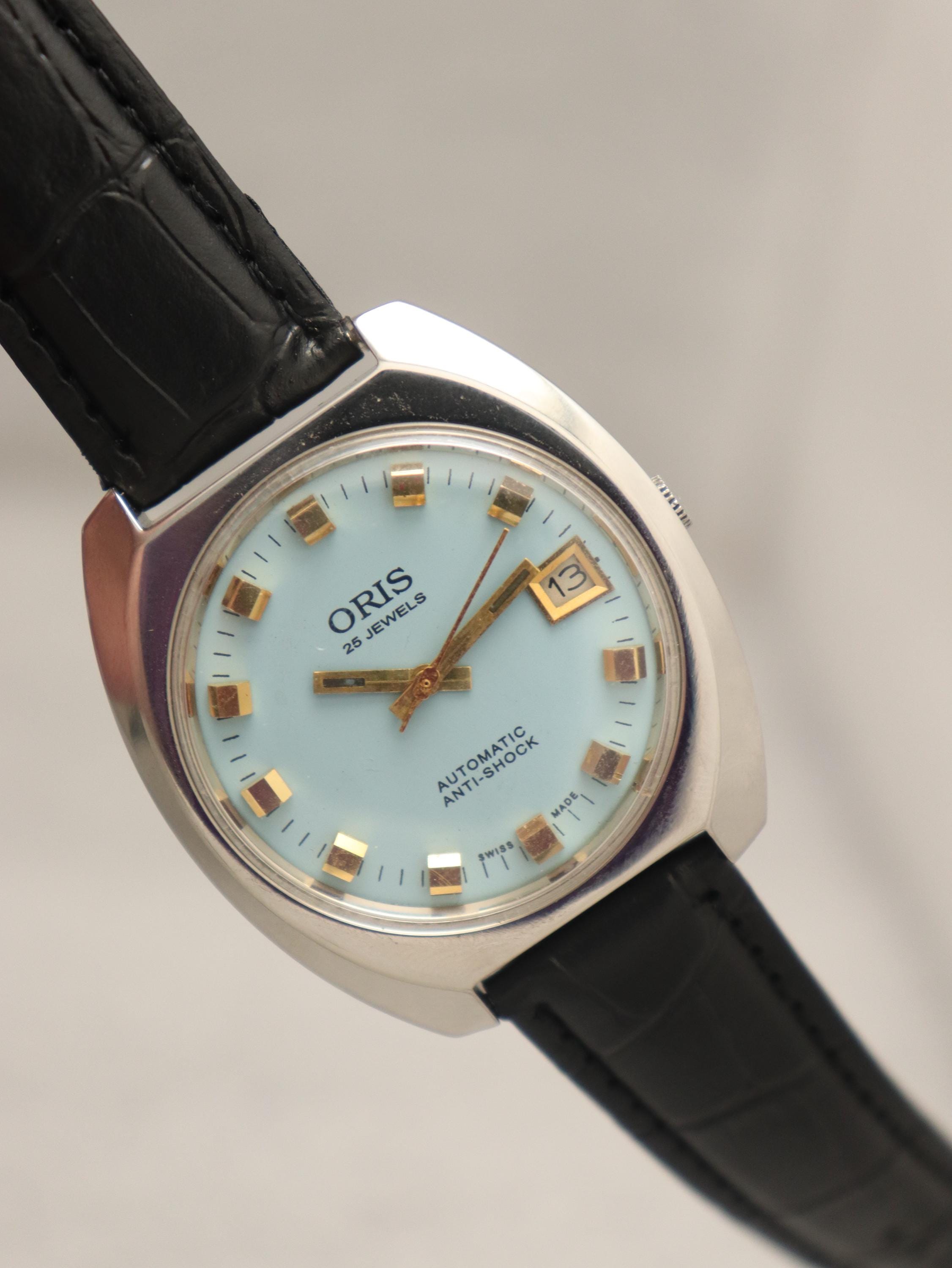 70's Vintage Oris 25 Jewels Automatic 645 KIF Swiss Movement
