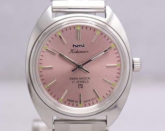 Authentic & NEW HMT Kohinoor Para Shock 17 Jewels Mechanical il_fullxfull.7486458410_1ktt.jpg main image 4