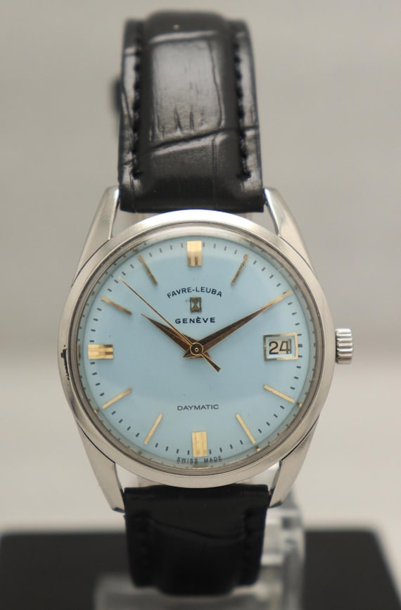70's Vintage Favre Leuba Daymatic Automatic FL 1152 Swiss Movement