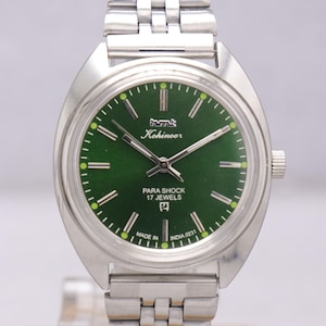 Vintage HMT Kohinoor Men's Watch | 17 Jewels, Green Dial
