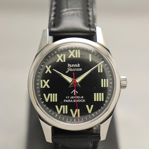 Vintage HMT Jawan 17 Jewels Hand Winding Men&#39;s Watch | HMT Watch | HMT Black Watch.