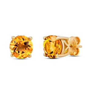 Pendientes de citrino, joyería artesanal de citrino amarillo brillante, ideal para la elegancia diaria y como regalo para ocasiones especiales, el regalo perfecto para ella.