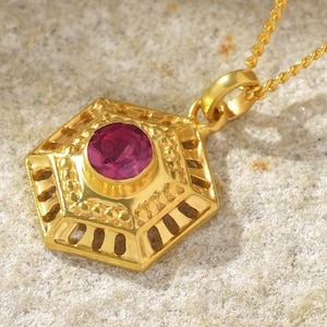Birthstone Necklace Sterling Silver Pink Tourmaline October Jewelry, Dainty Gift for Her, Meaningful Birthday or Special Occasion Gift