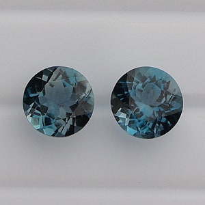 Natural London Blue Topaz Gemstone, High-Quality Round Faceted Loose Stone for Jewelry Crafting, Perfect Gift for Jewelry Makers
