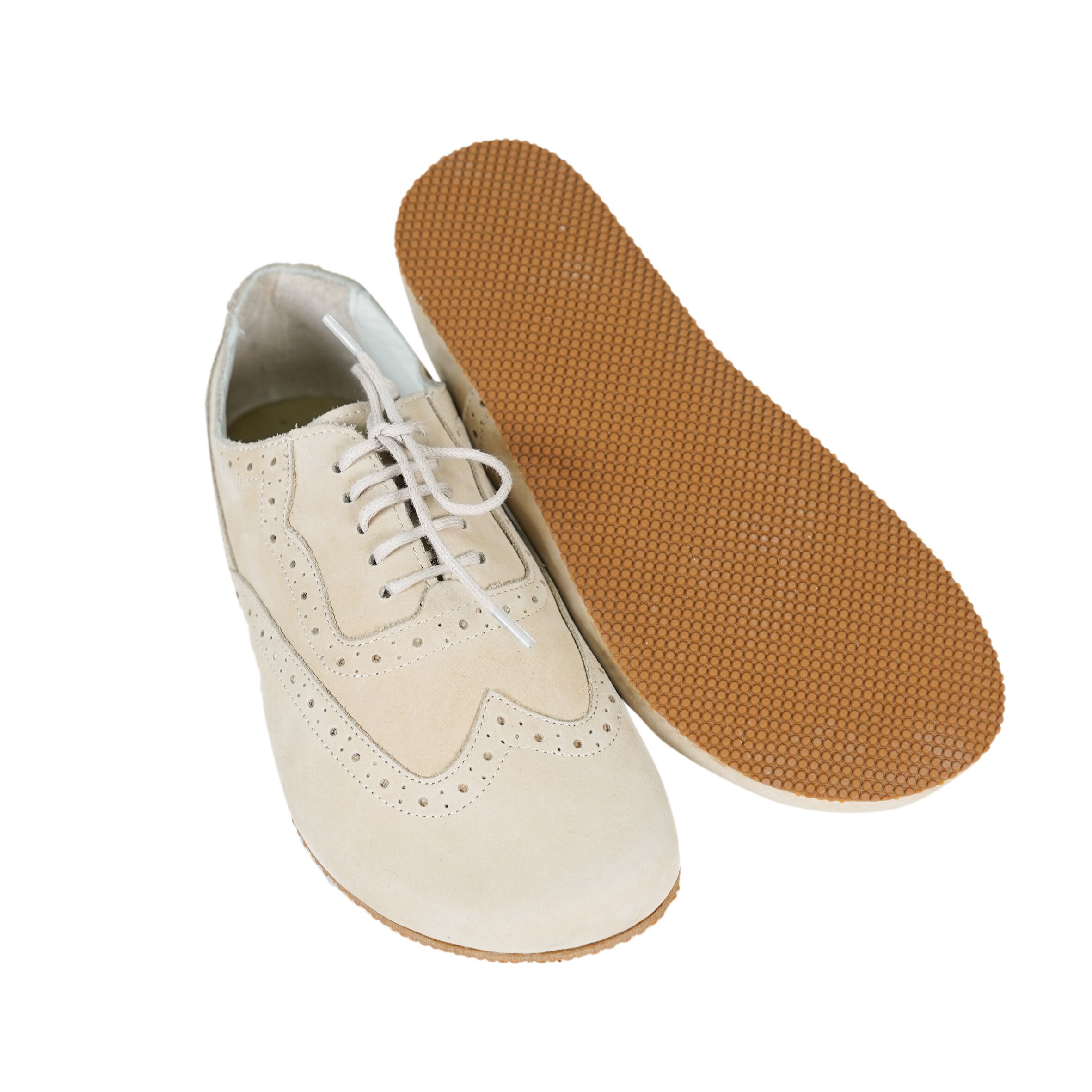 Barrett Ivory Soft Pebbled Leather Lace Up Oxford Dress Shoes Men\'s‎ Size 10.5 Amazon.com | Santimon Mens Dress Shoes Business Formal Lace  main image 3
