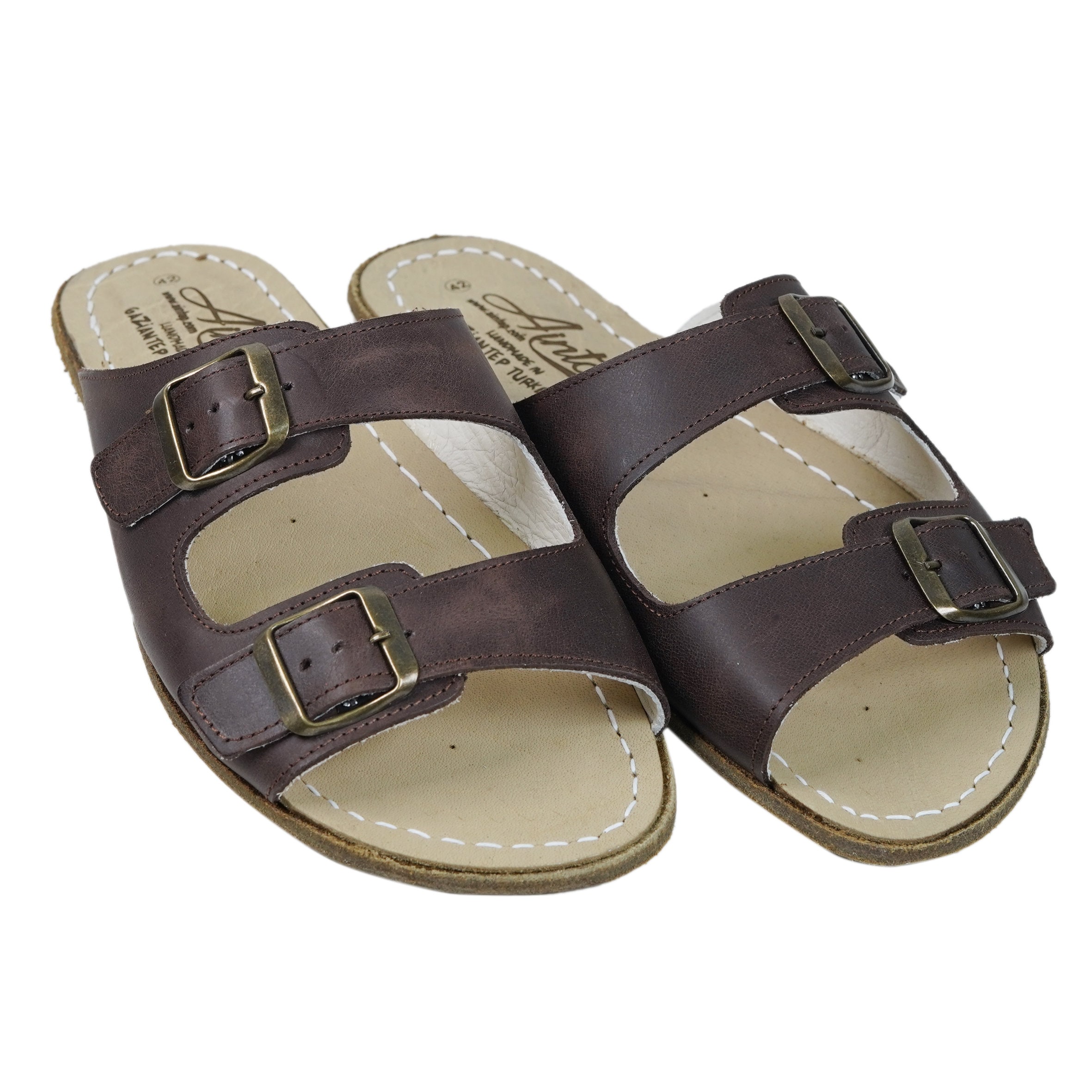 靴 SOFT LEATHER DOUBLE STRAP SANDALS 28cm Double Strap Mens Leather Sandals - Etsy