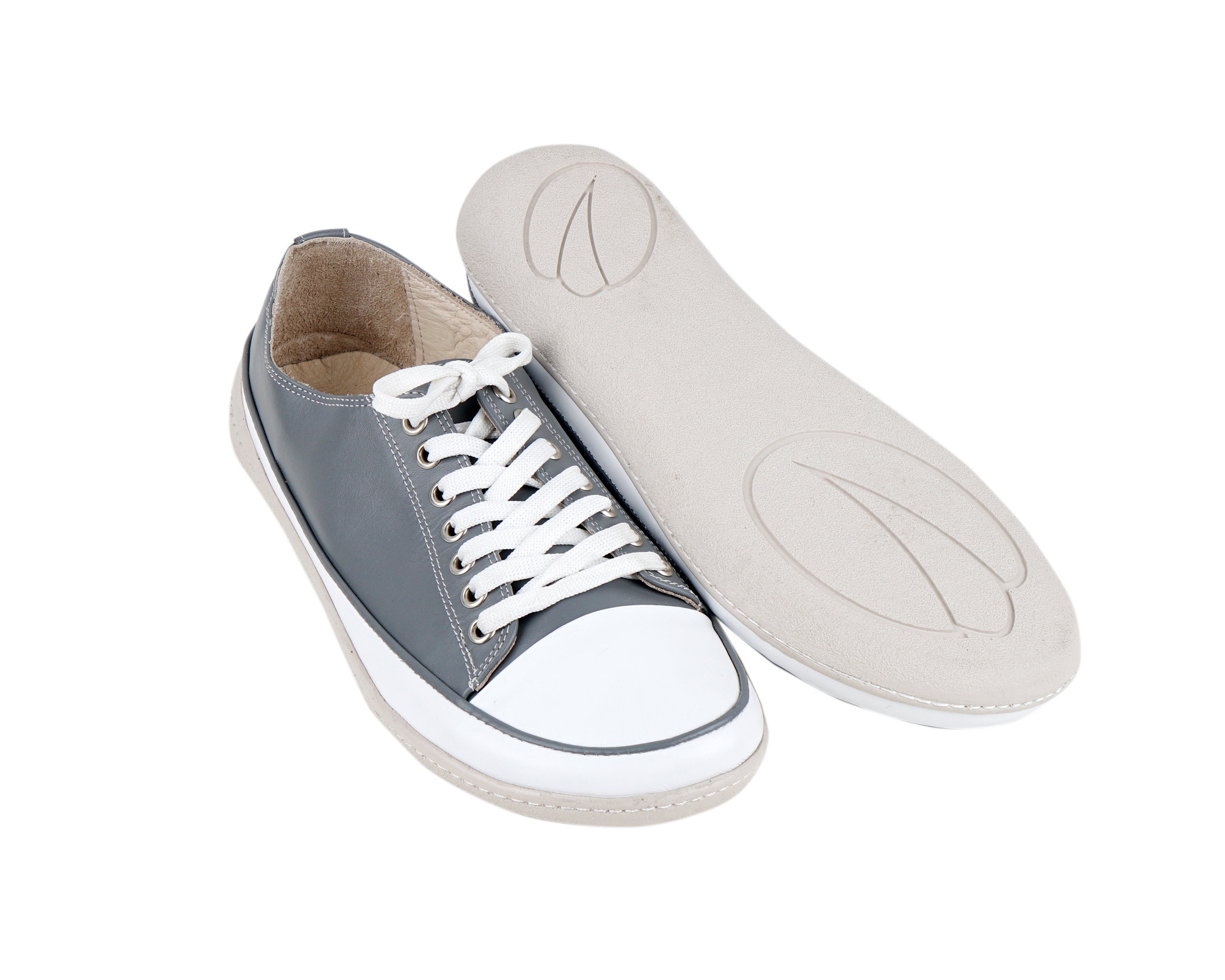 Whitin S82 Zero Drop Wide Toe Box Sneakers Men\'s 9 Gray Lace Up Low Running Shoe WHITIN - Brandclub - WHITIN Men main image 3