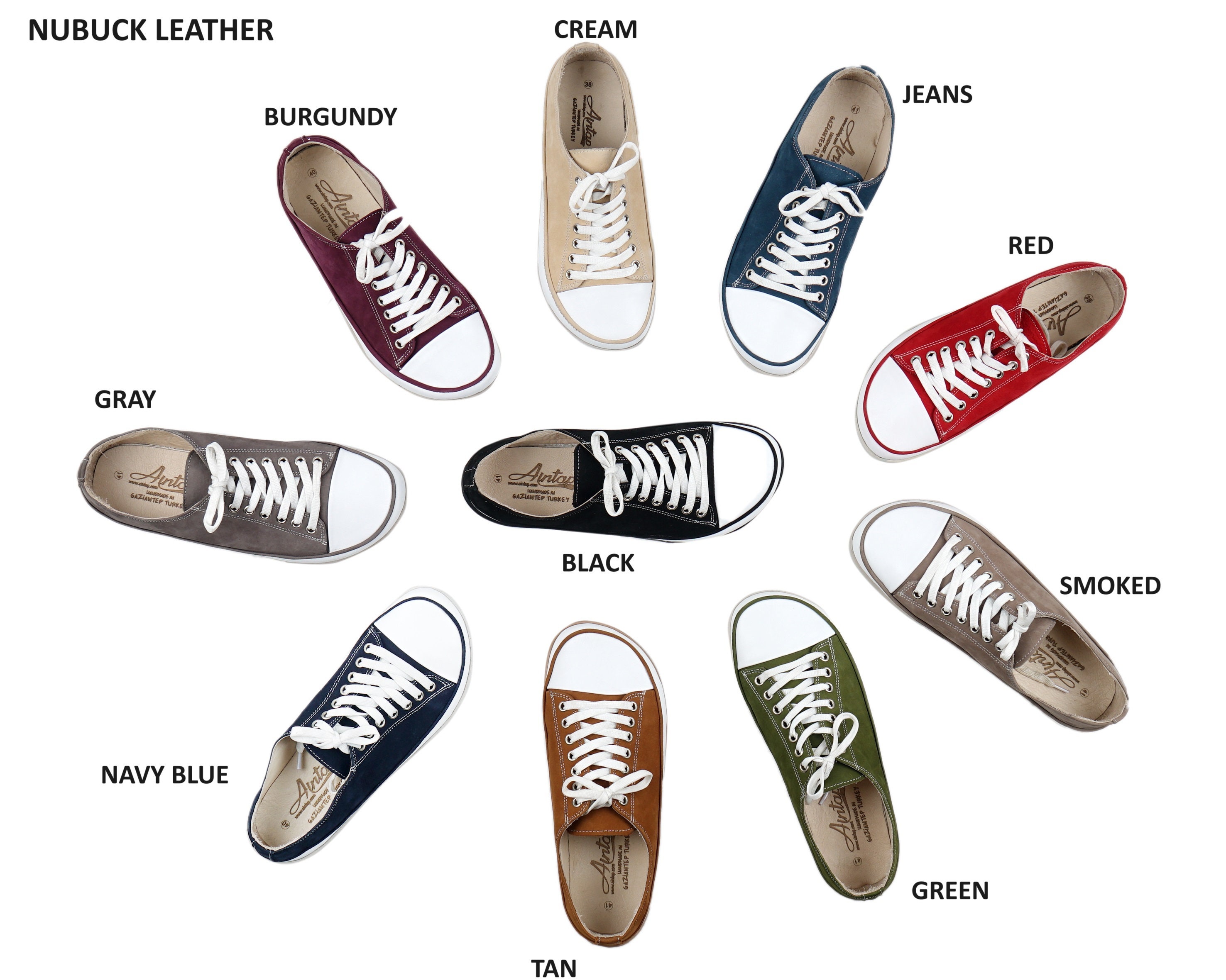 MEN Wider Converse Style Shoe Handmade Zero Drop Barefoot Black Nubuck Leather Natural Colorful Leather Insole 6mm Rubber Outsole