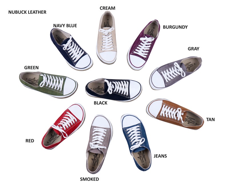 MEN Wider Converse Style Shoe, Handmade, Zero Drop, Barefoot BLACK Nubuck Leather, Natural, Colorful, Leather Insole, 6mm Leather Outsole image 10