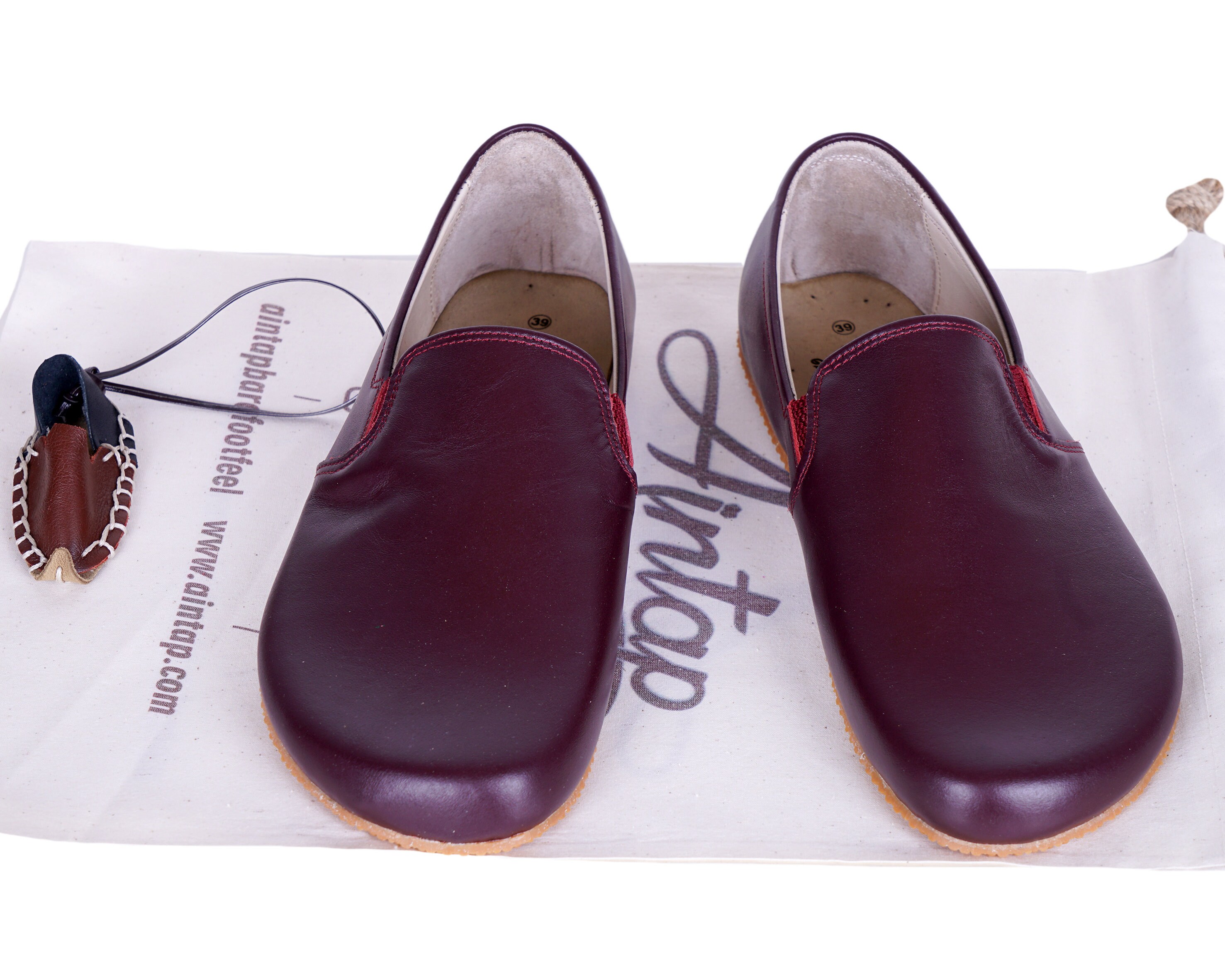 Men\'s Size 12.5 UIN Cuenca Burgundy Slip On Shoes Leather Comfort Men main image 4