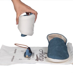Handmade Nubuck Leather Slip-On Shoes: Flexible Barefoot Grounding
