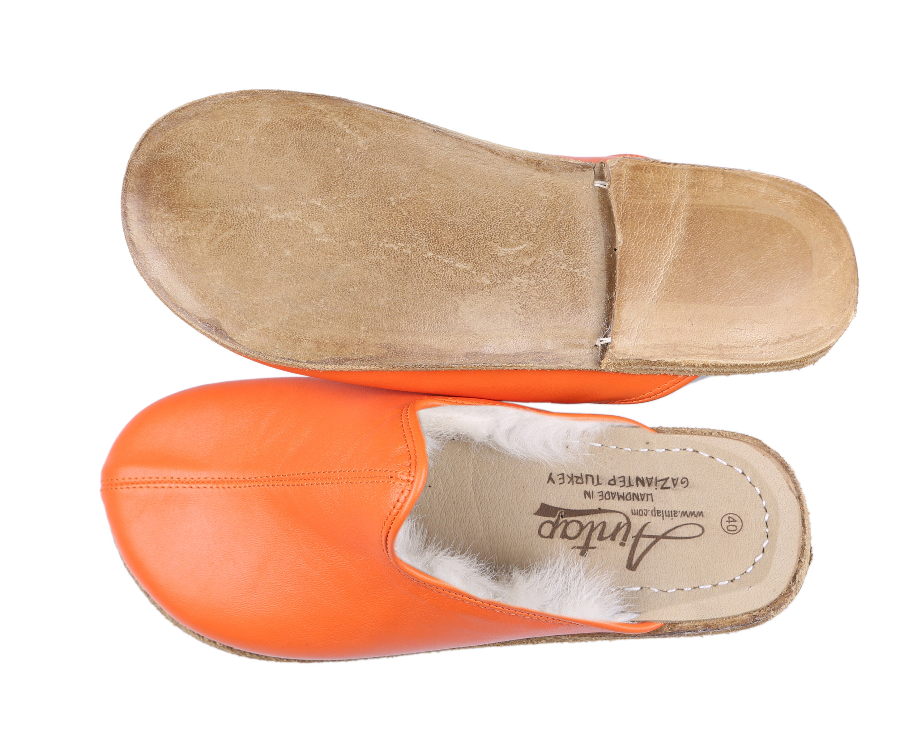 orange slipper