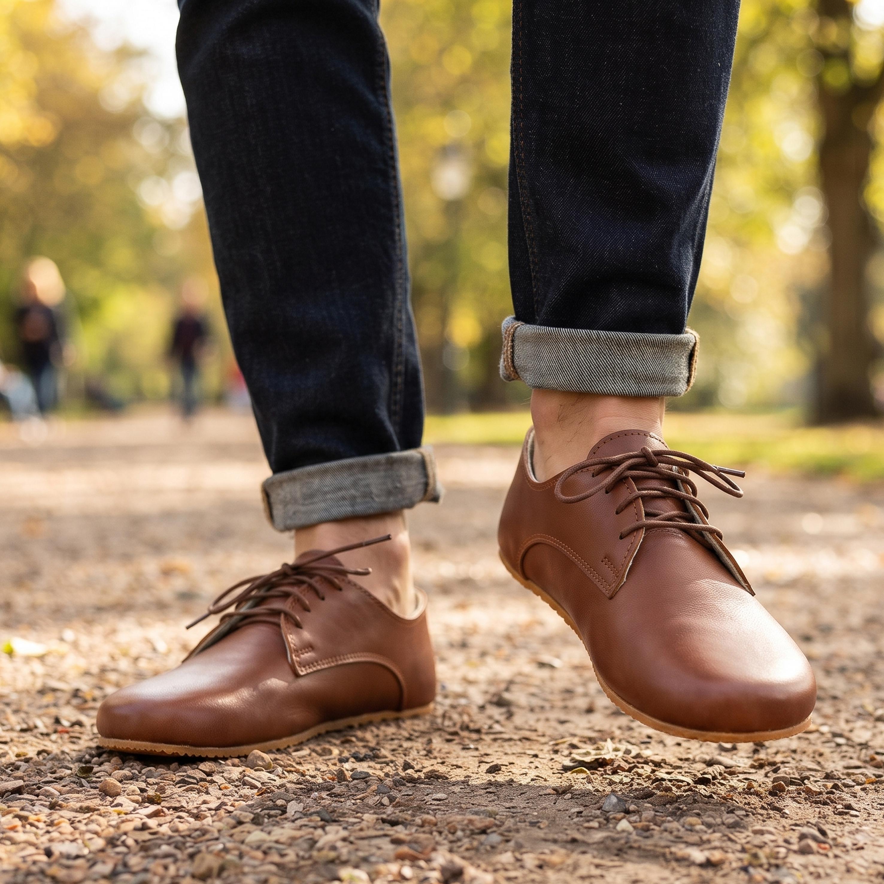 Vivobarefoot vintage brown leather oxford shoes Women main image 3