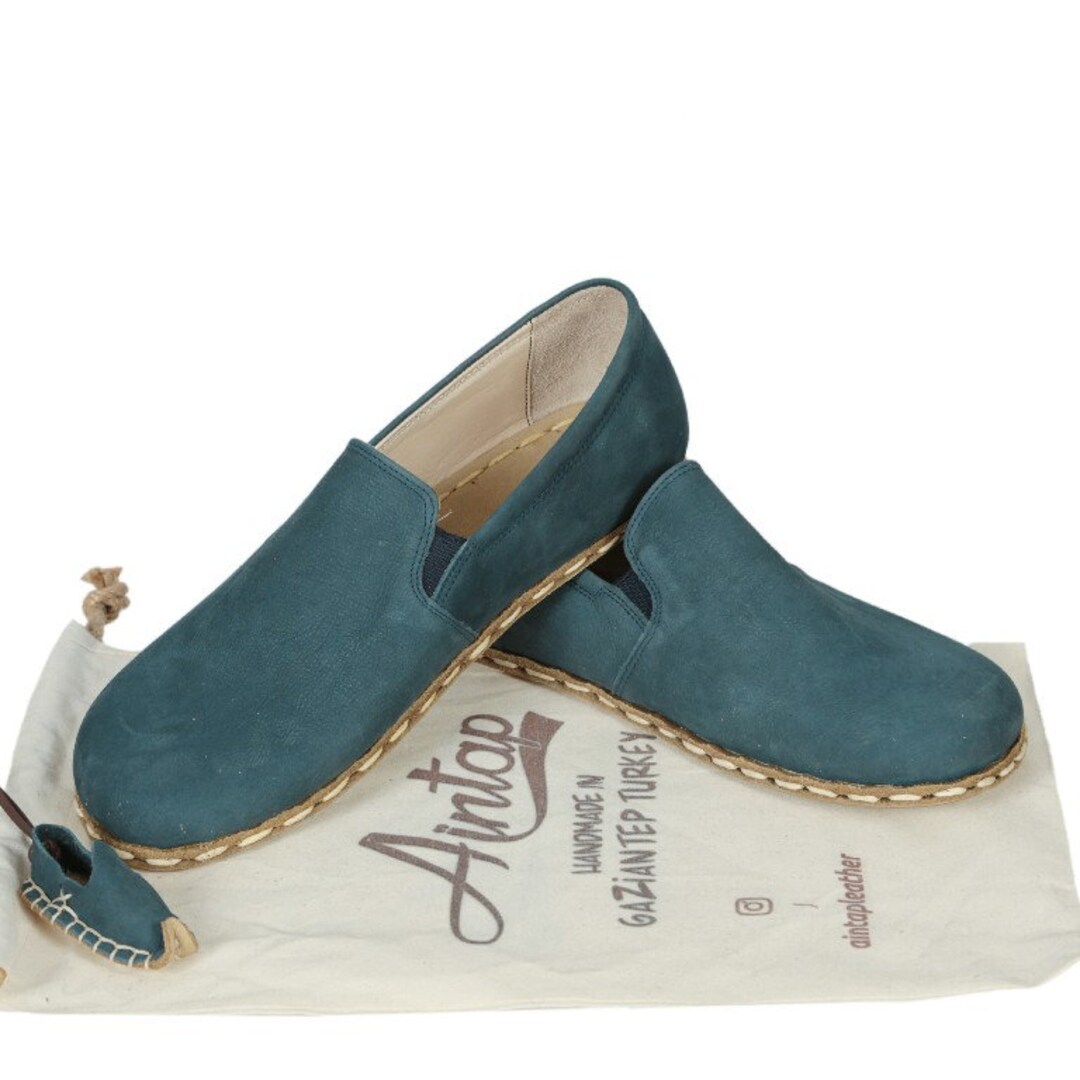WOMEN Barefoot Jean Nubuck Leather Handmade Sport Yemeni Shoes, Natural ...
