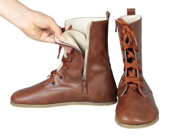 Mens wide leather boots online