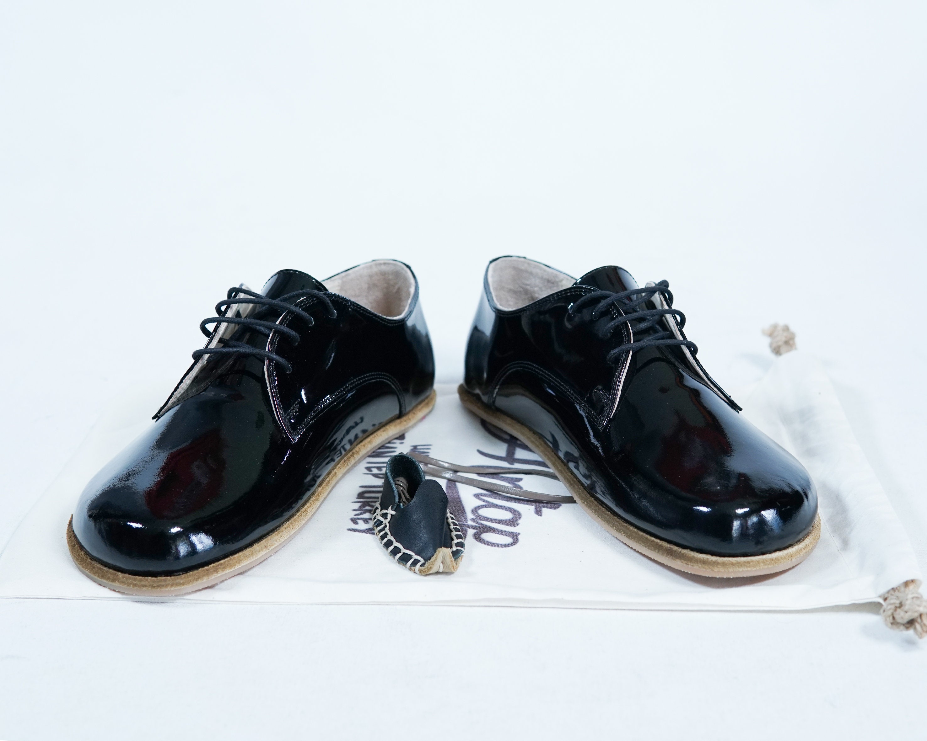 Bared Footwear Carbon Black Patent
Leather Lace Up Dress Shoes black patent leather lace up shoes 2026 Buy main image 2