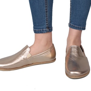 WOMEN Barefoot GOLD Leather Handmade Classic Yemeni Shoes, Natural, Colorful, Slip-On