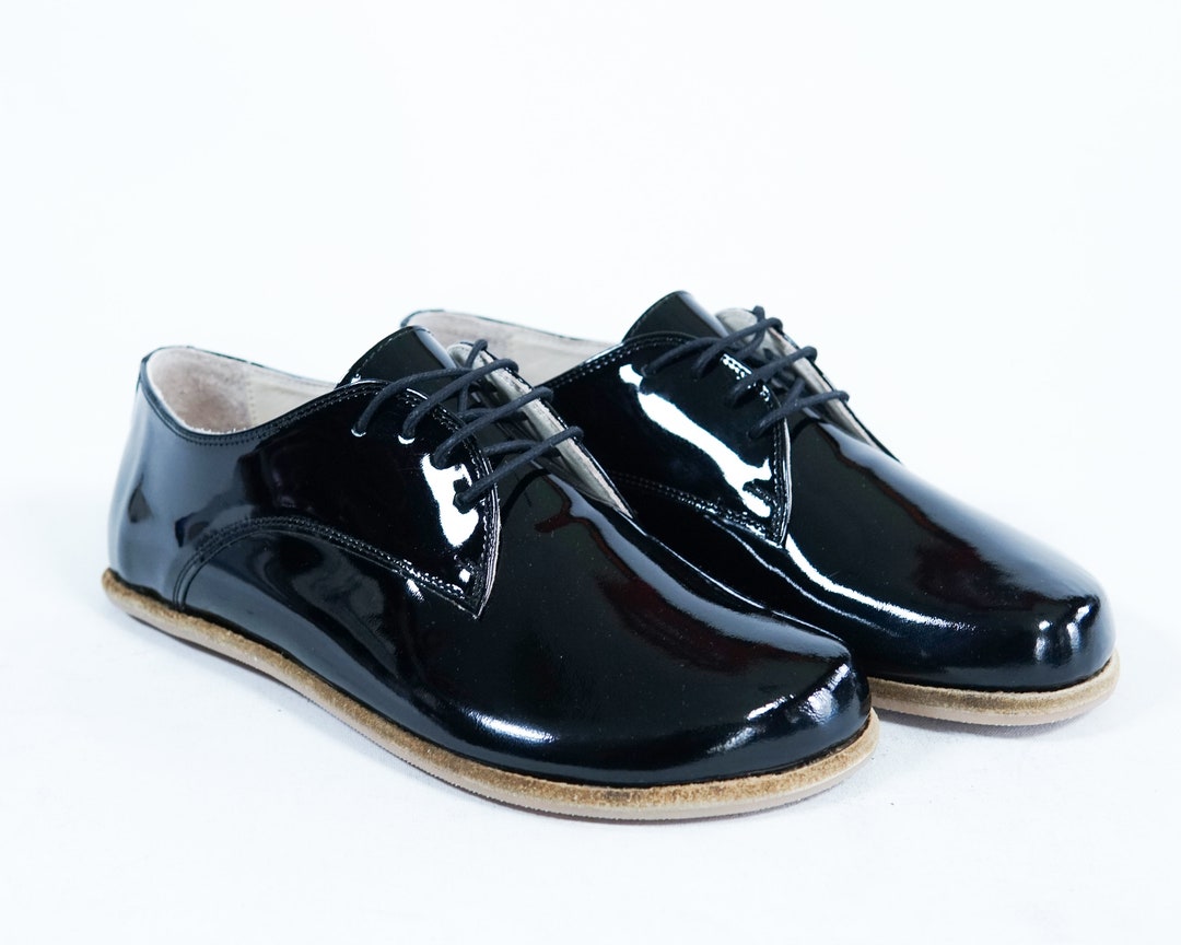 Carmina | Black Rain Patent Leather Oxford Shoes – Baltzar