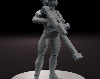 Samsara Scout Mercenary Frame - Multiple Poses - SkullForge Studios - Sci-Fi Tabletop Miniatures