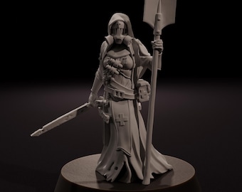 Médico de combate - Peregrinos Espectrales - Miniaturas compatibles con la Guerra de Trincheras