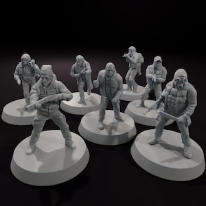The Quarantine Zone Survivors - Outbreak Survival - SkullForge Studios - 3D Printed Resin Figures for STALKER, Fallout, Zona Alfa