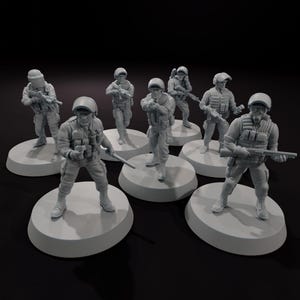 The Federal Agency Survivors - Outbreak Survival - SkullForge Studios - 3D Printed Resin Figures for STALKER, Fallout, Zona Alfa