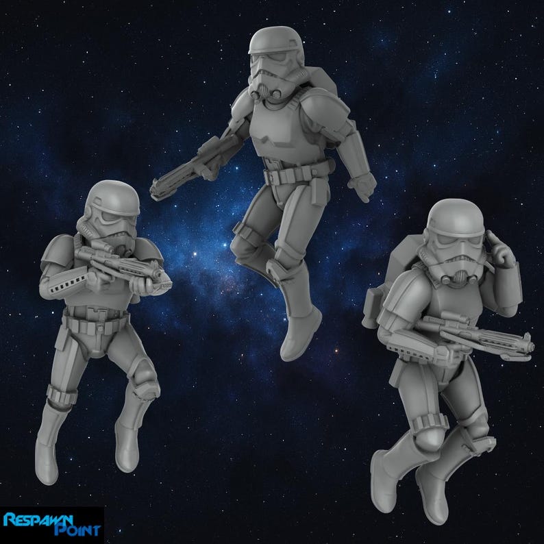 stormtroopers movement to contact planet akiva by... Authority Airborne Troopers - Skullforge Stdios - Sci-fi Tabletop ...