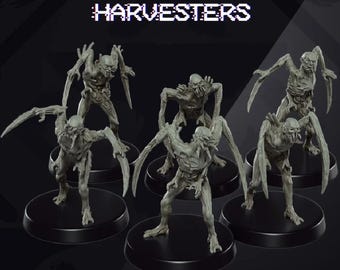 Cosechadoras de necrófagos - SkullForge Studios - Miniaturas de ciencia ficción para mesa