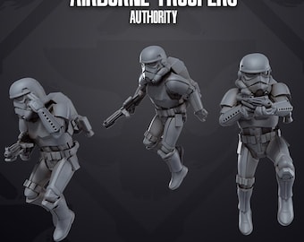 Authority Airborne Troopers - SkullForge Stdios - Sci-Fi Tabletop Miniatures