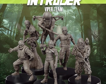 Viper Team - SkullForge Studios - Miniaturas de mesa para acción de espionaje táctico