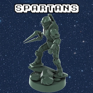 Human Super Soldier Miniatures 1:48 Scale Miniatures for Flashpoint and Tabletop- Galactic Armory - Sci-Fi Wargaming Figures