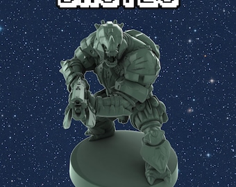 Brute Alien Miniatures – 1:48 Scale Resin Sci-Fi Wargaming Figures
