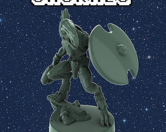 Jackal Alien Miniatures 1:48 Scale Miniatures for Tabletop- Galactic Armory - Sci-Fi Wargaming Figures