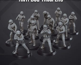 Anti Bug Troopers - SkullForge Studios - Sci-Fi Tabletop Miniatures