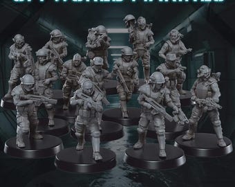 Offworld Marines - SkullForge Studios - Tabletop Miniatures