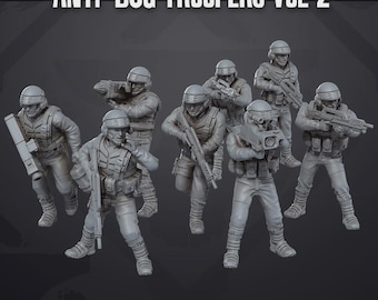 Anti Bug Troopers Vol 2 - SkullForge Studios - Sci-Fi Tabletop Miniatures