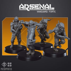 Arsenal Vanguard Forte - SkullForge Studios - Sci-Fi-miniatyrer för bord