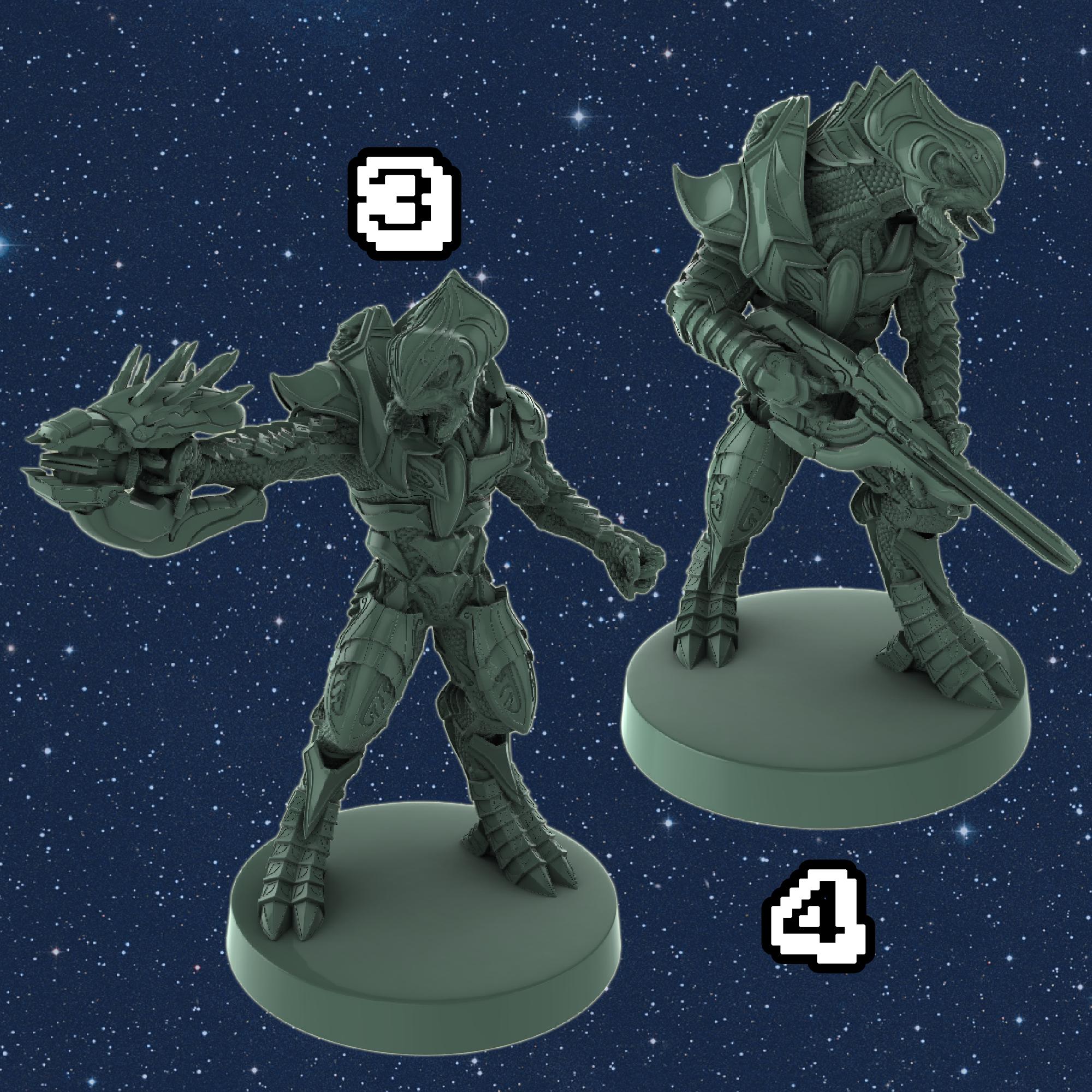Arbitrator Alien Miniatures 1:48 Scale Miniatures for Flashpoint and ...
