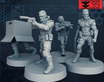Solid Viper - SkullForge Studios - Tabletop Miniatures for Tactical Espionage Action
