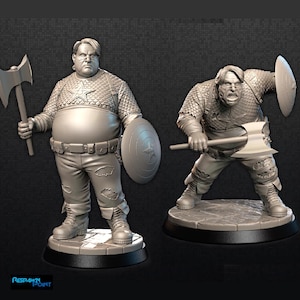 Snacktain America - Zombie-Con: The Walking Nerds - Tabletop Miniatures for Zombicide and Horror Games - High Quality 3D Printed Resin Minis