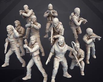 The Human Resistance - SkullForge Studios - Sci-Fi Tabletop Miniatures