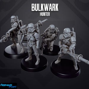 Bulwark the Hunter- SkullForge Studios - Tabletop Miniatures for Sci-Fi Galactic Battles - High Quality 3D Printed Minis
